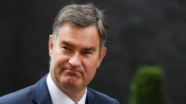 David Gauke departs 10 Downing Street following a meeting with Prime Minister Boris Johnson in London, Britain, 3 September 2019