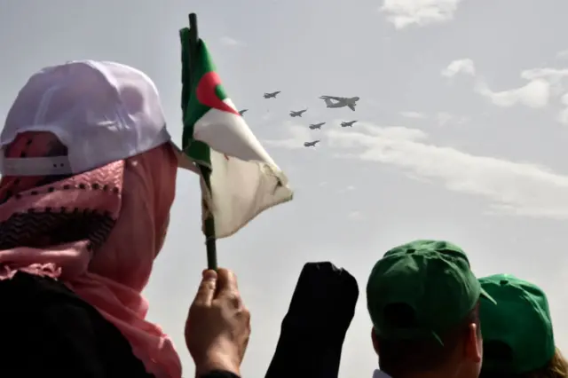 Algeria air force planes in Algiers - 5 July 2022