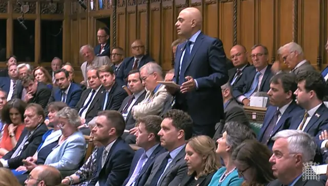 Sajid Javid gives statement in House of Commons