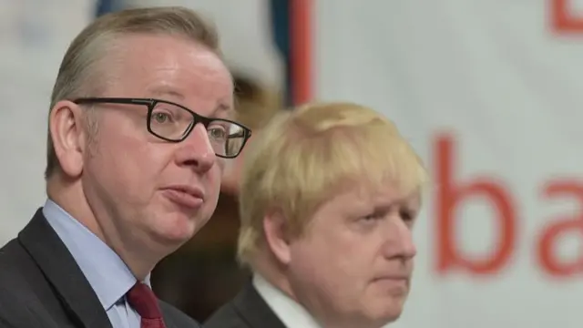 Michael Gove and Boris JOhnson