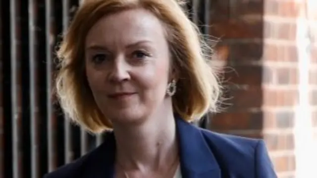 Foreign Secretary Liz Truss leaves after a weekly cabinet meeting at 10 Downing Street. 5 July 2022