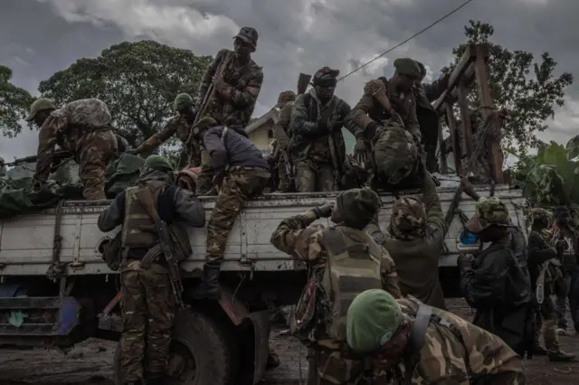 Congolese soldiers