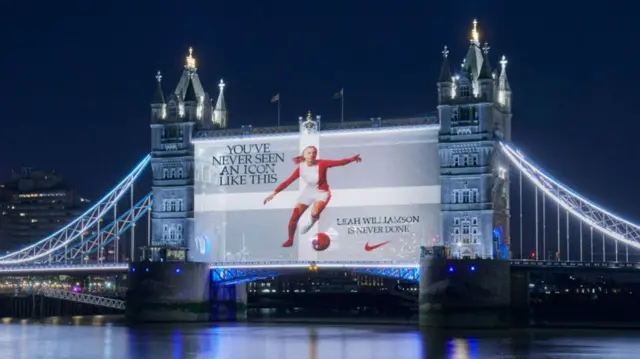 Projection on Tower of London