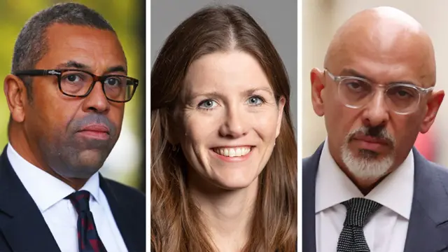 James Cleverly, Michelle Donelan, Nadhim Zahawi