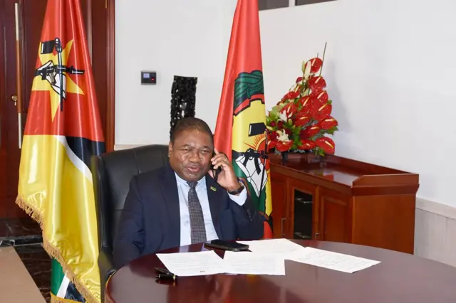 Mozambican President Filipe Nyusi