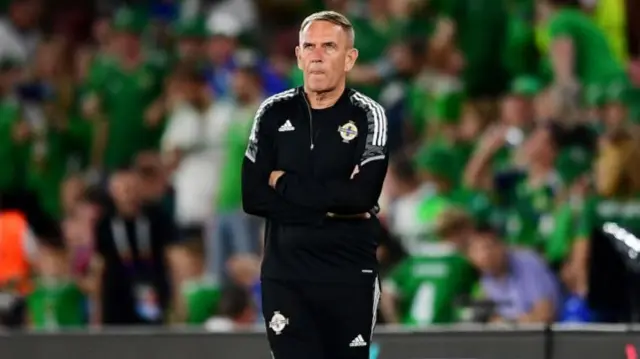 A photo of Northern Ireland manager Kenny Shiels