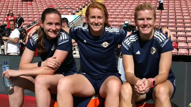 Experienced NI trio Sarah McFadden, Rachel Furness and Julie Nelson