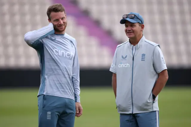 Jos Buttler and Matthew Mott