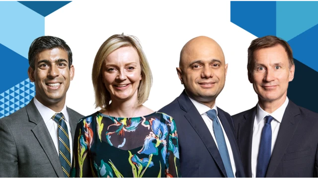 Rishi Sunak, Liz Truss, Sajid Javid, Jeremy Hunt