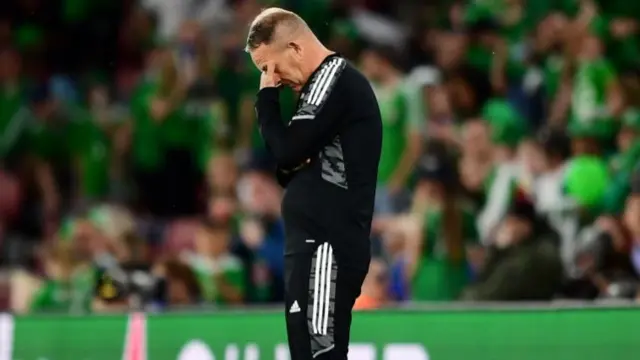 A photo of Northern Ireland manager Kenny Shiels