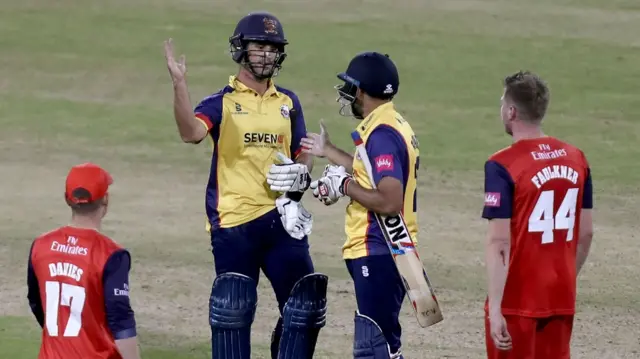 Essex beat Lancashire in the 2019 quarter-finals at Chester-le-Street