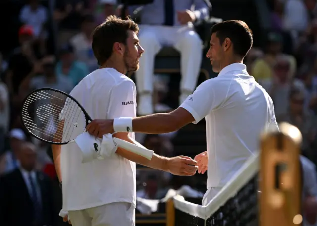 Cam Norrie & Novak Djokovic