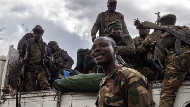 Congolese army soldiers