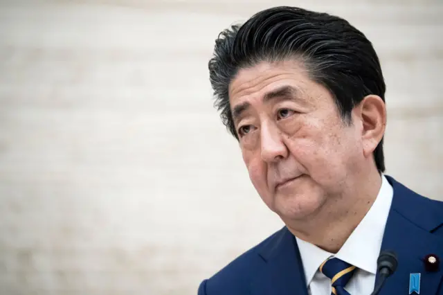 Japan's leader Shinzo Abe