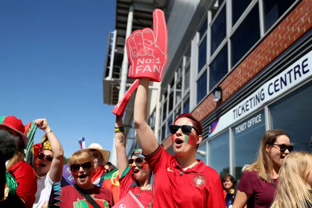 Portugal fans