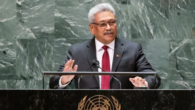 Sri Lanka's President Gotabaya Rajapaksa