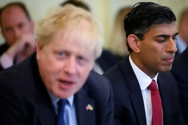 Boris Johnson and Rishi Sunak