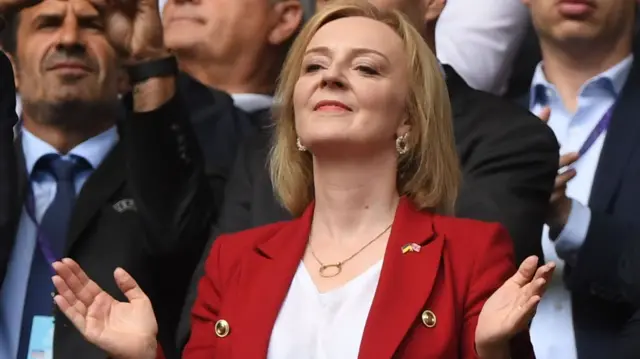 Liz Truss at the Women's Euro 2022 final