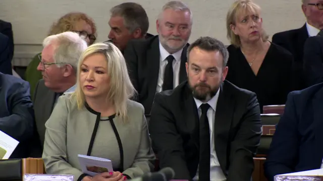 Sinn Féin's Michelle O'Neill and SDLP leader Colum Eastwood