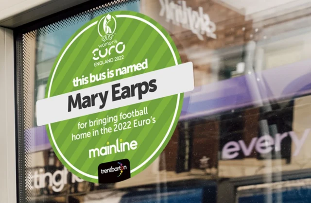 Bus renamed as Mary Earps