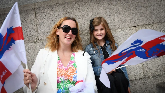 Laura Johnson, 37, and her daughter Evie, 6 celebrated the Lionesses Euro 2022 win