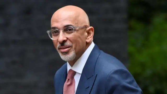 Chancellor of the Exchequer Nadhim Zahawi walks outside Downing Street in London, Britain, July 12, 2022