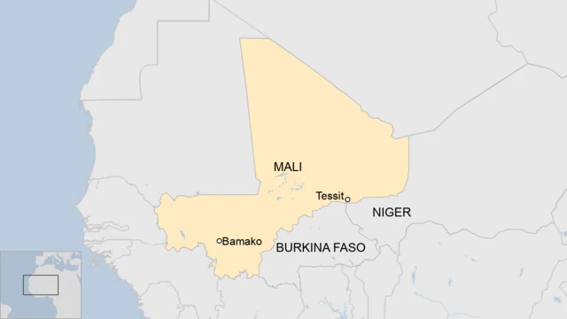 A map of Mali