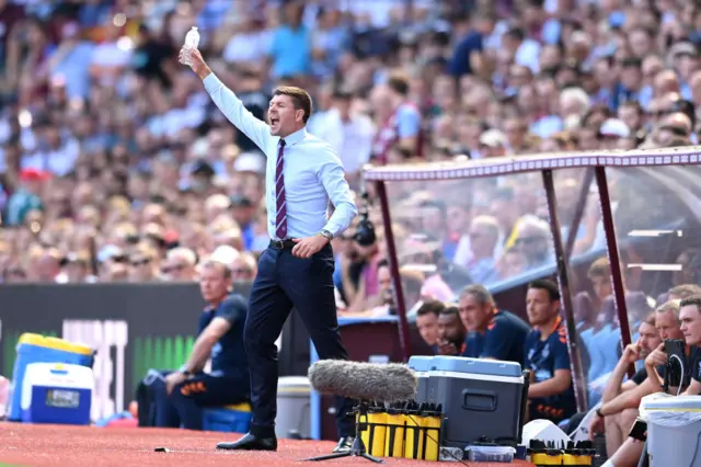 Aston Villa Manager Steven Gerrard