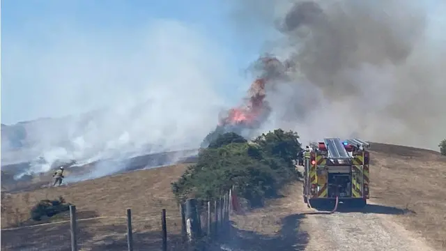 Isle of Purbeck fire, Dorset