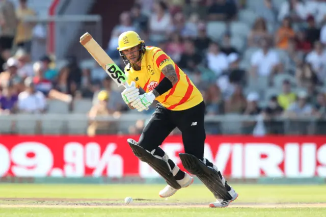 Alex Hales batting for Trent Rockets