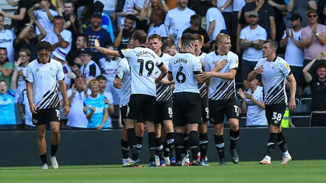 Derby celebrate