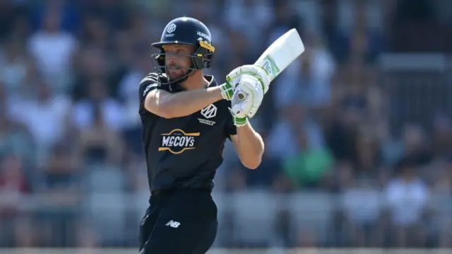 Jos Buttler batting for Manchester Originals