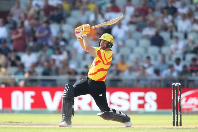 Dawid Malan batting for Trent Rockets