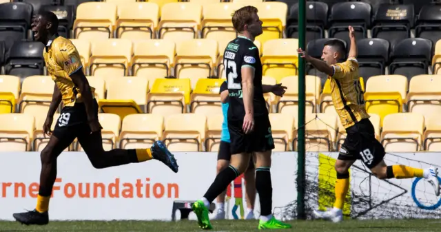 Joel Nouble celebrates