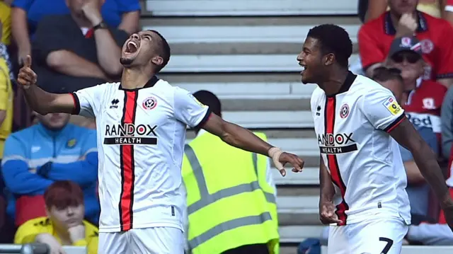 Sheff Utd celebrate