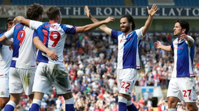 Blackburn celebrate