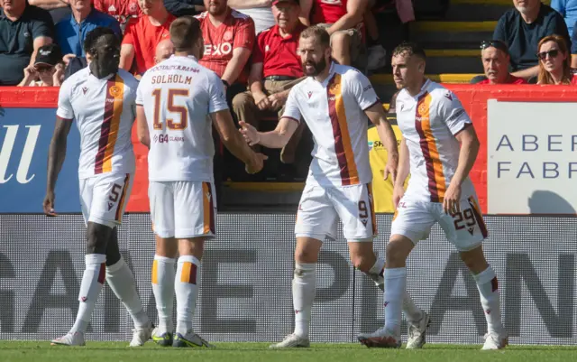 Motherwell celebrate