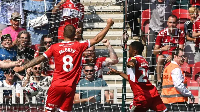 Middlesbrough celebrate