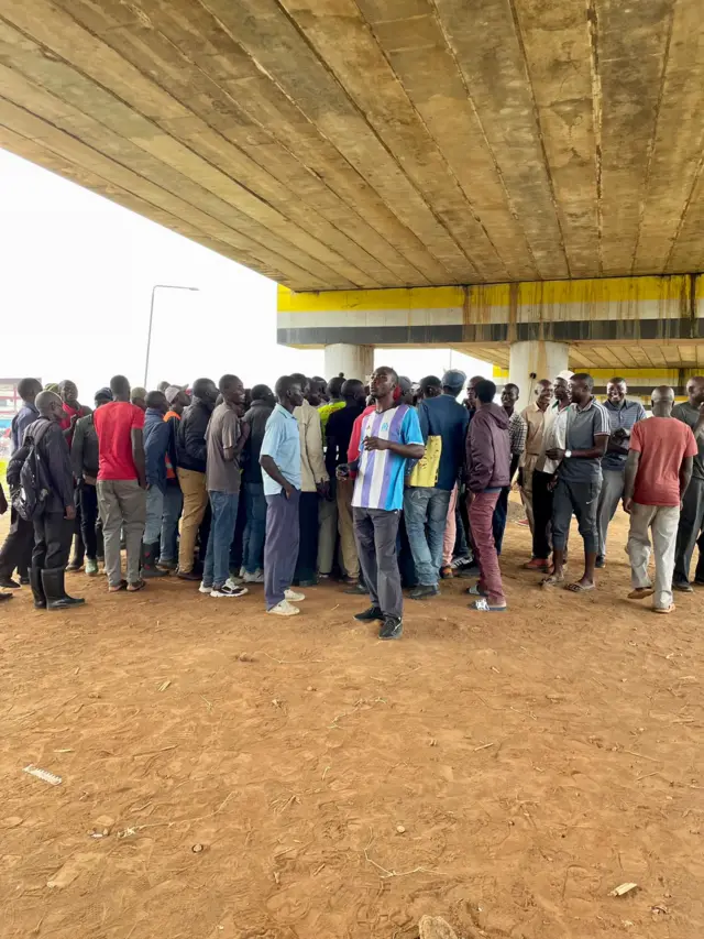 Crowds at Kondele