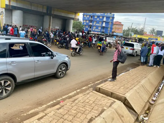 Crowds at Kondele