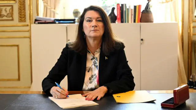 Sweden's Foreign Minister Ann Linde