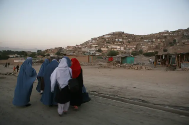 Afghan women in Kabul