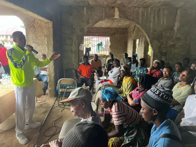 Man talking to an audience