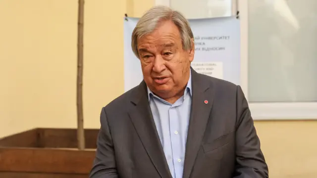 UN Secretary-General Guterres visits Lviv