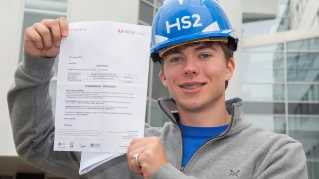 T-level student Jake Flood bagged himself a distinction