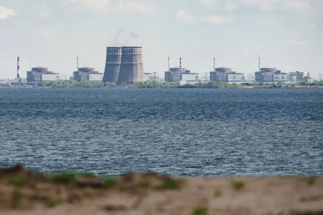 The Zaporizhzhia nuclear power plant