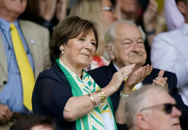 Delia Smith, Norwich City chairperson.