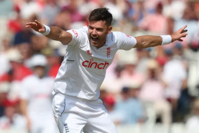 England's James Anderson