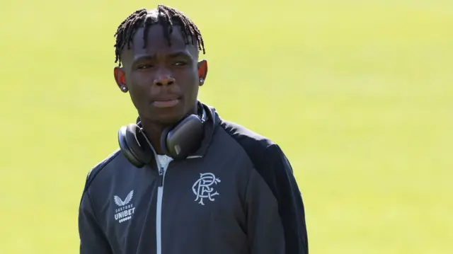 New recruit Rabbi Matondo is set to make his Rangers debut