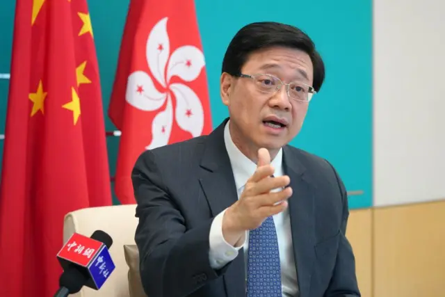 Hong Kong's new Chief Executive, John Lee